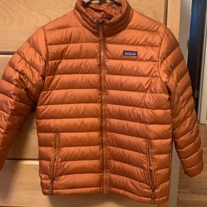 Burnt orange Patagonia puffy